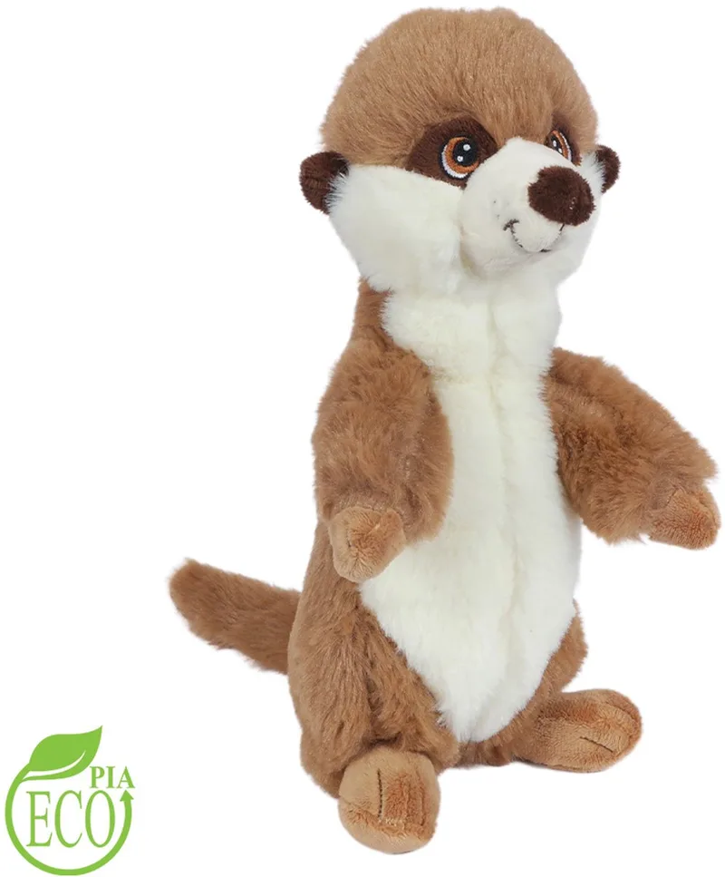 Eco - Knuffel - Stokstaart - 27 cm van Pia Soft Toys in Bruin – productfoto