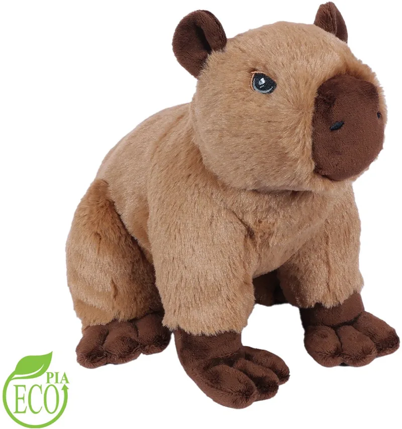 Eco Pluche Capibara Knuffel - 25 cm by Pia Soft Toys in Brown – product photo