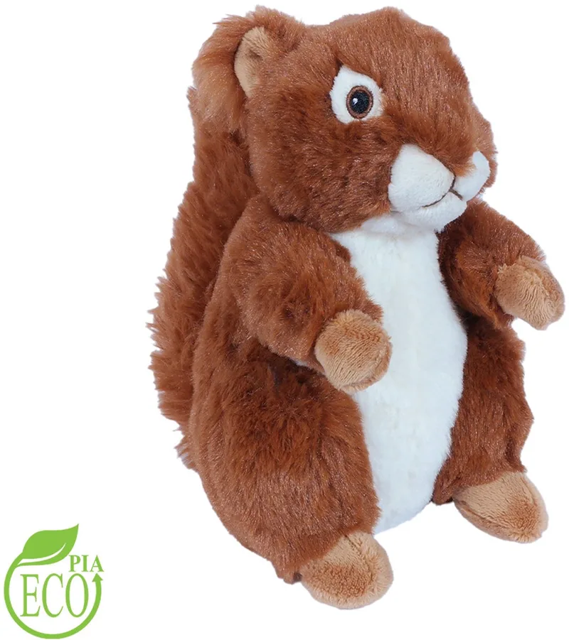 Eco - Pluche Eekhoorn - 17 cm by Pia Soft Toys in White – product photo