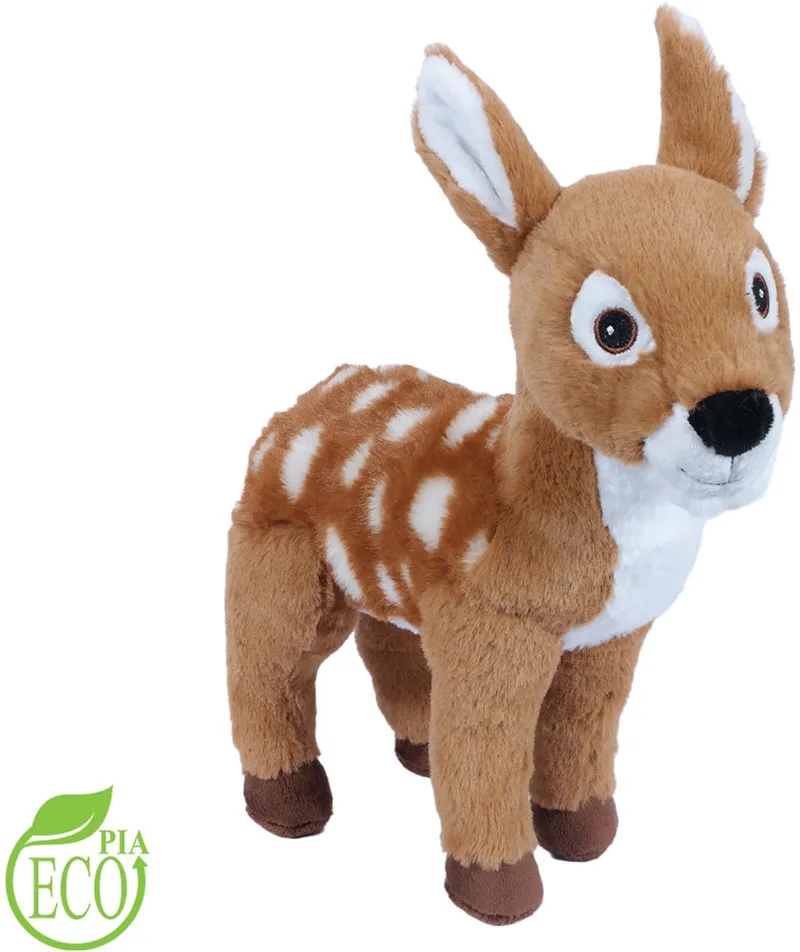 Eco - Pluche Hert Knuffel - Staand - 26 cm by Pia Soft Toys in Brown – product photo