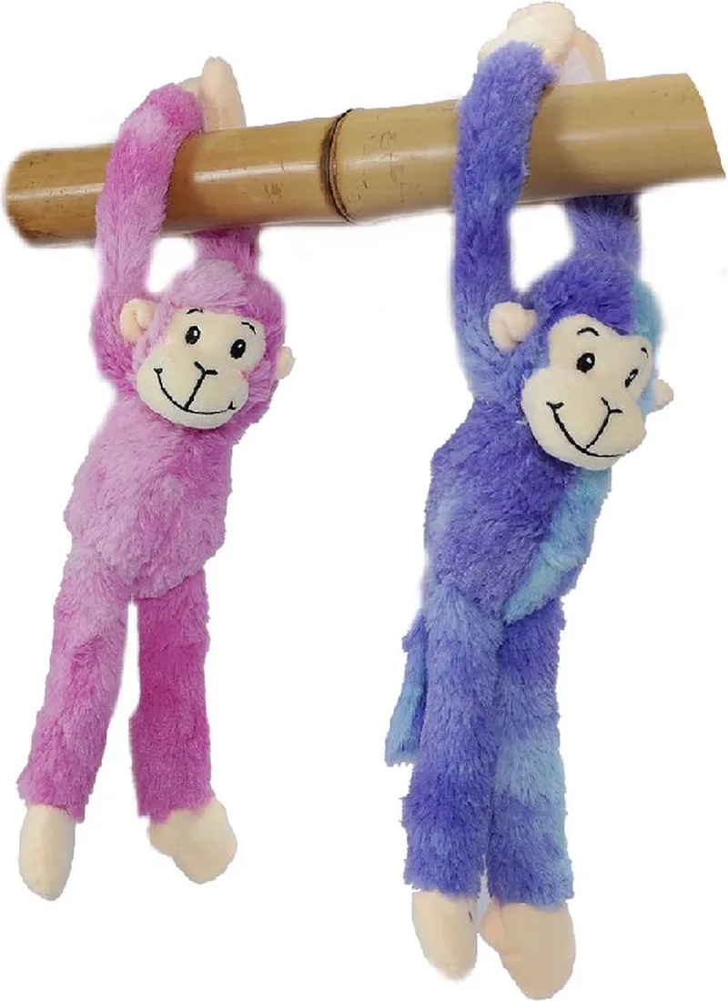 Hang Aap - 30 cm (van kop tot teen), totale lengte 39 cm från Pia Soft Toys i Lila – produktbild