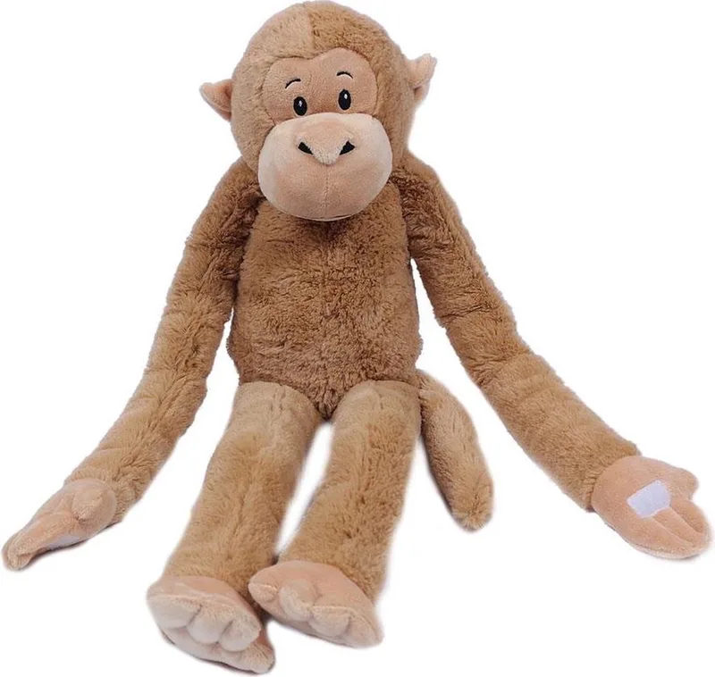Hang Aap Bruin - 69 cm (van kop tot teen) från Pia Soft Toys i Licht bruin – produktbild