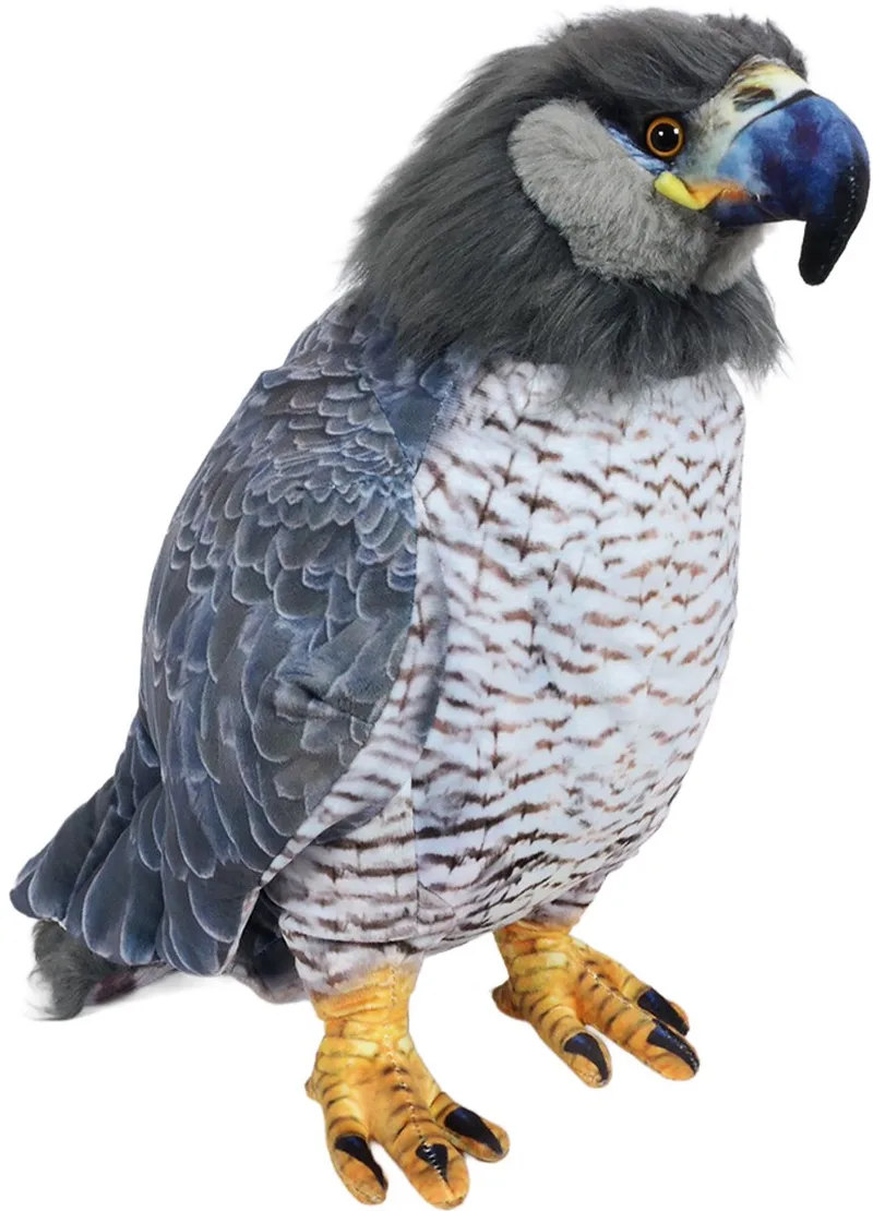 Knuffeldier Arend/Adelaar - zachte pluche stof - grijs/wit - premium kwaliteit knuffels - Roofvogels - 36 cm by Pia Soft Toys in Grey – product photo