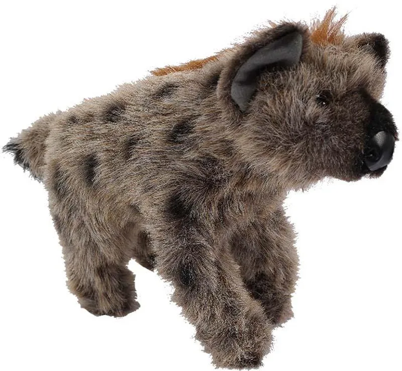 Knuffeldier Hyena - zachte pluche stof - kwaliteit knuffels - 26 cm - lopend von Pia Soft Toys in Grau – Produktfoto