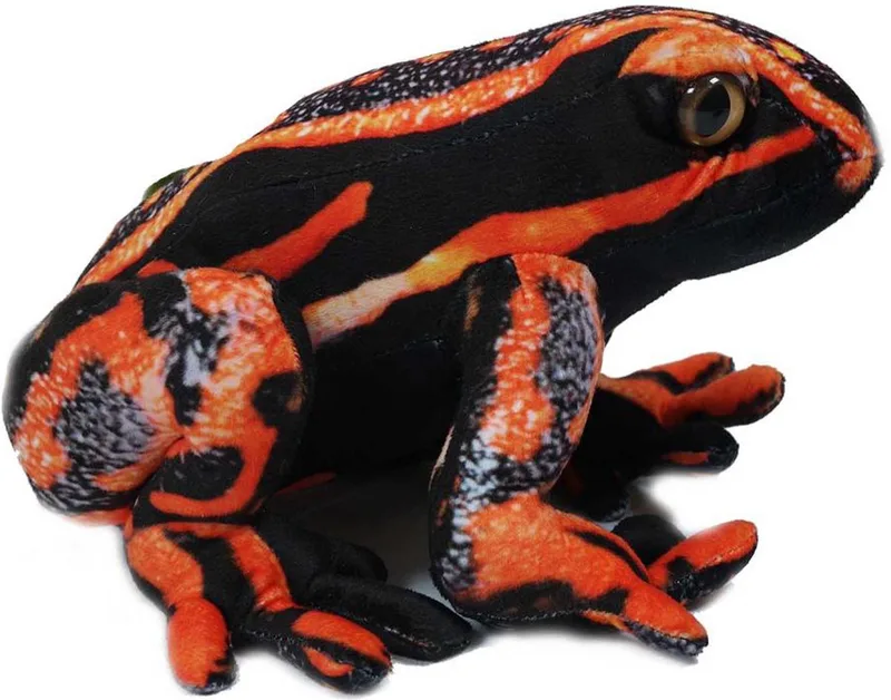 Knuffeldier Kikker - Giftige boomkikkers - premium kwaliteit knuffels - 24 cm från Pia Soft Toys i Röd – produktbild