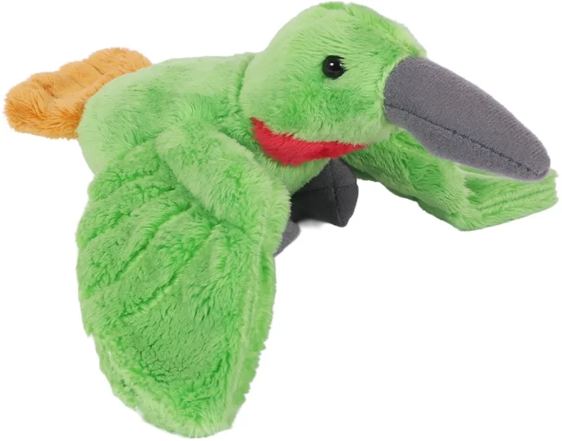 Knuffeldier Kolibri vogel - zachte pluche stof - kwaliteit knuffels - 10 cm - Tropische vogels by Pia Soft Toys in Light green – product photo