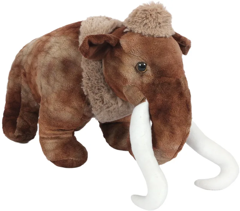 Knuffeldier Mammoet - zachte pluche stof - kwaliteit knuffels - 41 cm - Mammoeten von Pia Soft Toys in Braun – Produktfoto