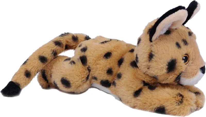 Knuffeldier Serval kat - zachte pluche stof - premium kwaliteit knuffels - 28 cm - Serval katten by Pia Soft Toys in Beige – product photo