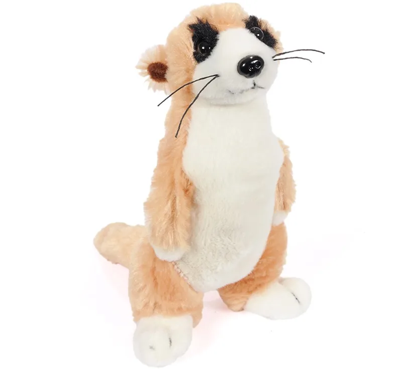 Knuffeldier Stokstaartje - zachte pluche stof - kwaliteit knuffels - 20 cm van Pia Soft Toys in Beige – productfoto