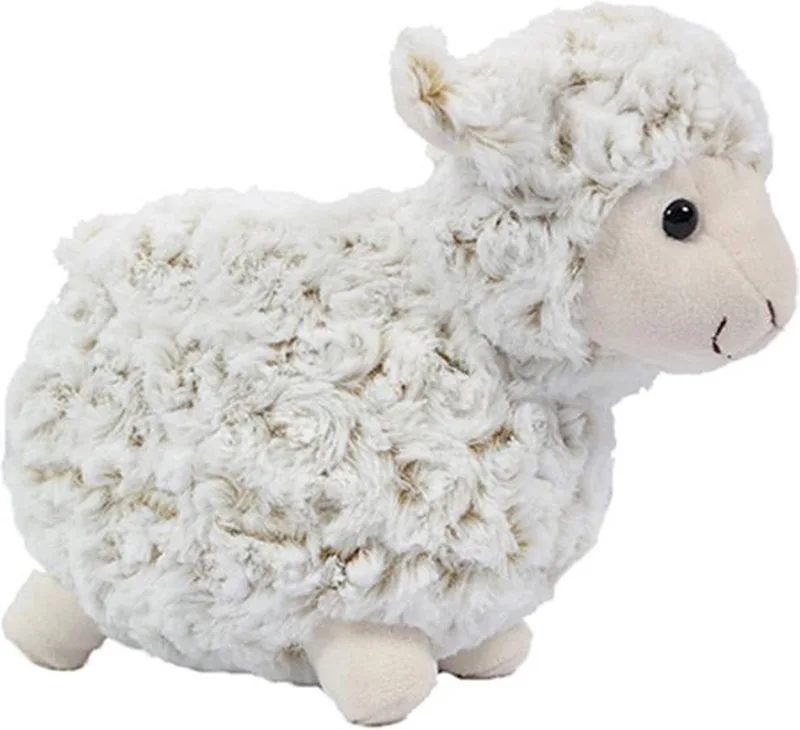 Knuffelschaap - Staand - Pluche - 26 centimeter breed van Pia Soft Toys in Crème – productfoto