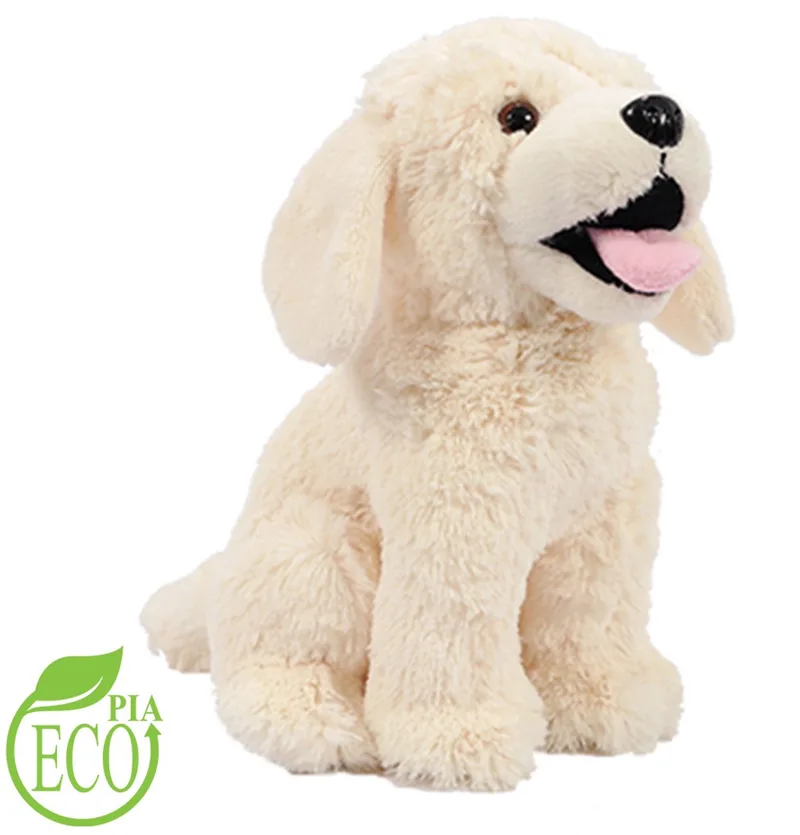 Labrador hond - pluche knuffel - beige - 20 cm från Pia Soft Toys i Kräm – produktbild