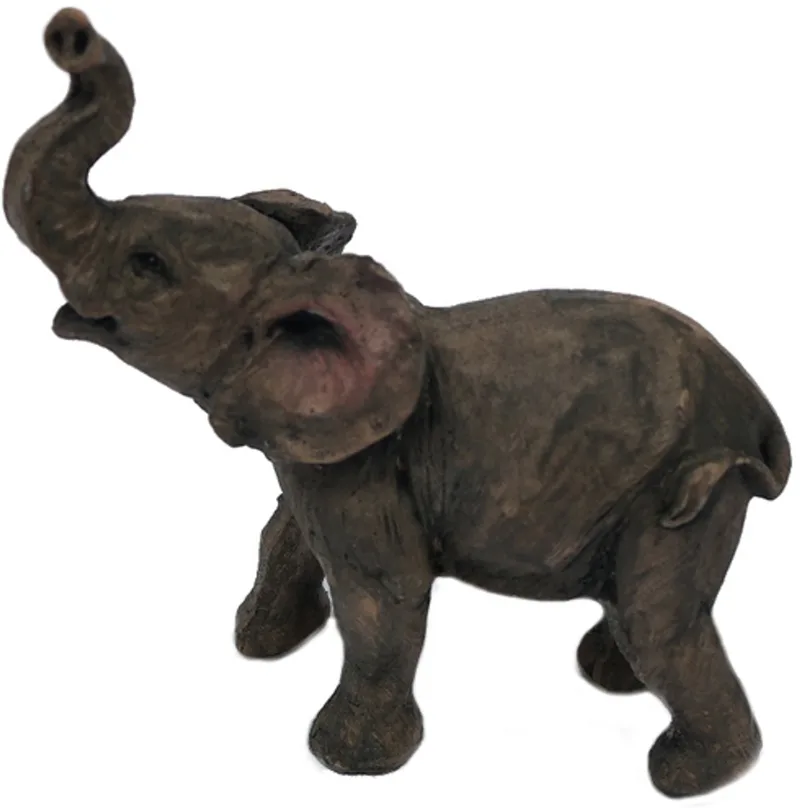 Olifant - 9.5 cm - Plastic by Pia Soft Toys in Grey – product photo