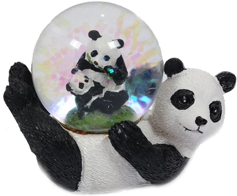 Panda liggend waterbal - 45 mm de Pia Soft Toys en Blanc – photo produit