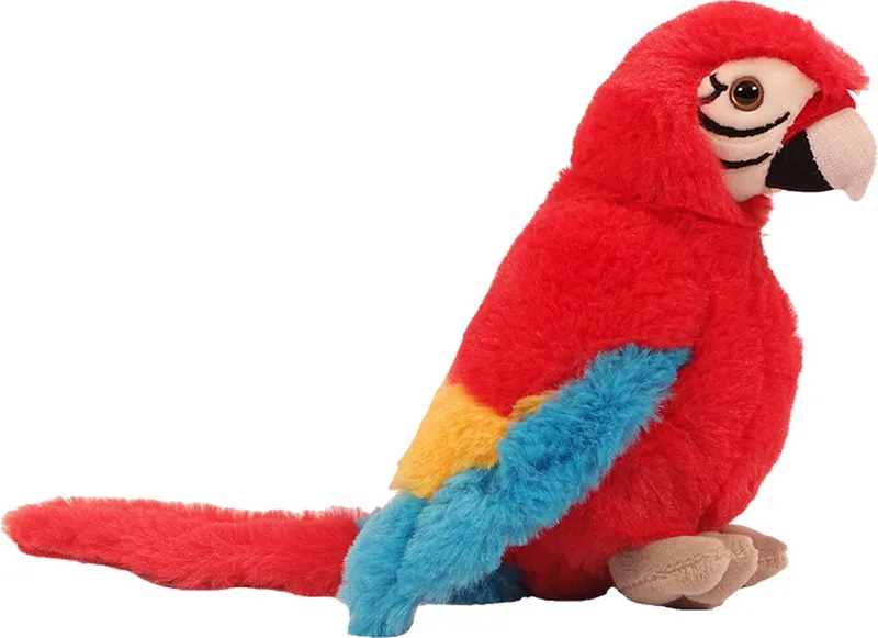 Papegaai - 20 cm by Pia Soft Toys in Red – product photo