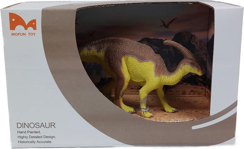 Parasaurolophus in Showbox - PVC - Dinosaurus Prehistoric World - 22cm by Pia Soft Toys in Green – product photo