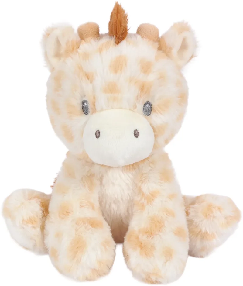 PIA Soft Toys-Pluche knuffeldier - Giraf zittend 19 cm de Pia Soft Toys en Marron – photo produit
