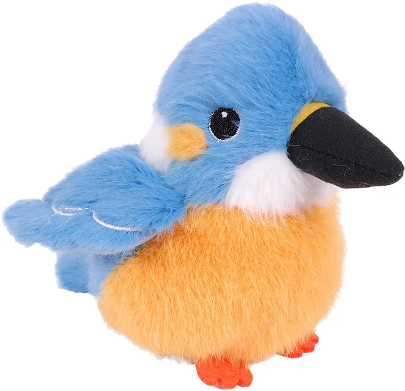 PIA Soft Toys-Pluche Knuffeldier - IJsvogel 11,5 cm by Pia Soft Toys in Blue – product photo