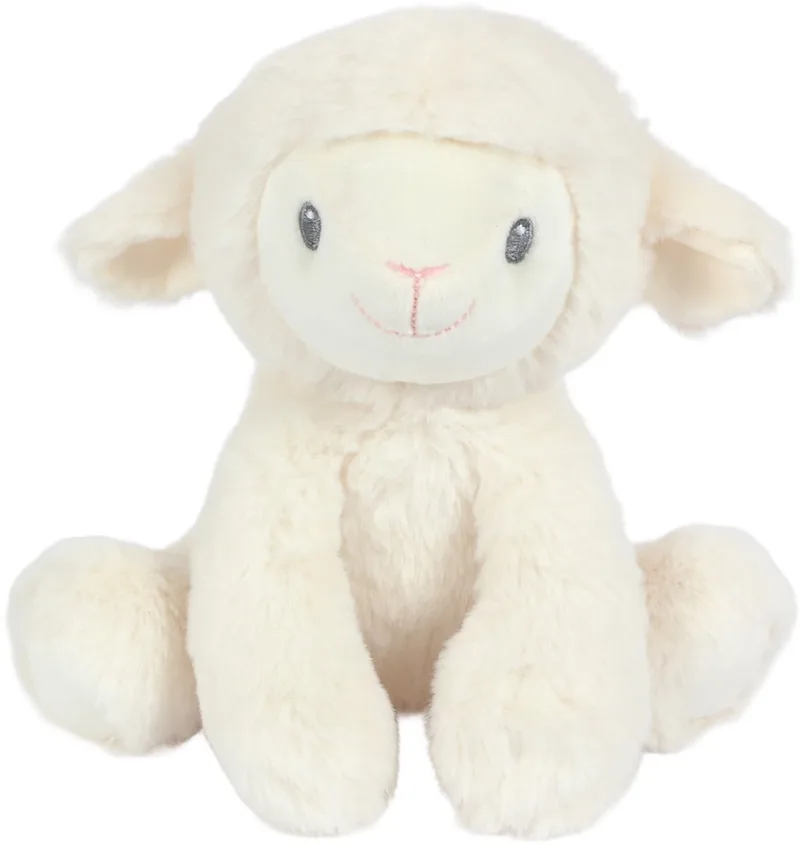 PIA Soft Toys-Pluche Knuffeldier - Schaap zittend 19 cm by Pia Soft Toys in Créme – product photo