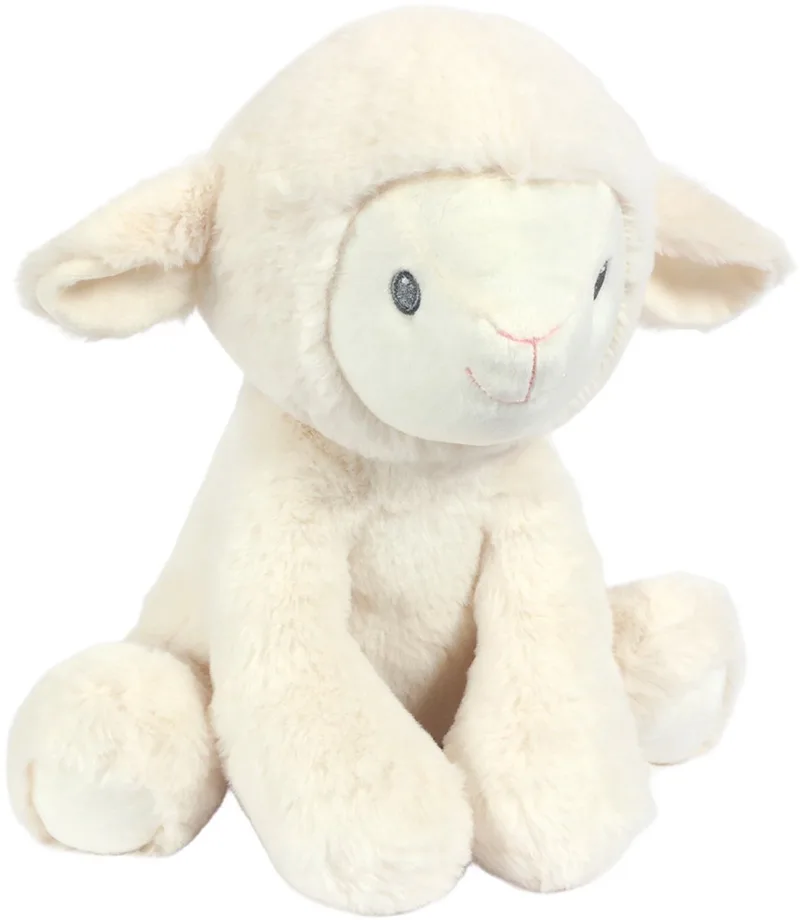 PIA Soft Toys-Pluche Knuffeldier - Schaap zittend 28 cm by Pia Soft Toys in Créme – product photo