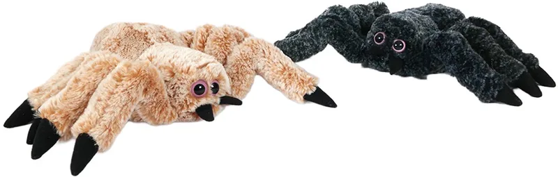PIA Soft Toys-Set van 2 Pluche Spin Knuffels 2 ass. 22 cm by Pia Soft Toys in Black – product photo