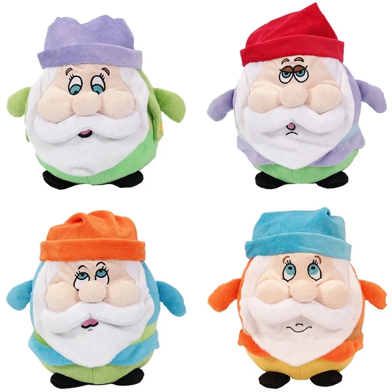 PIA Soft Toys-Set van 4 Pluche Dwerg Knuffels 4 ass. 25 cm från Pia Soft Toys i Flerfärgad – produktbild