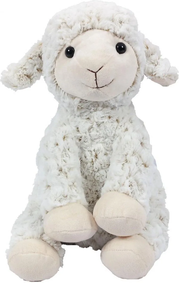 Pia Toys Knuffeldier Schaap/lammetje - zacht pluche - premium knuffels - 33 cm - zittend by Pia Soft Toys in White – product photo