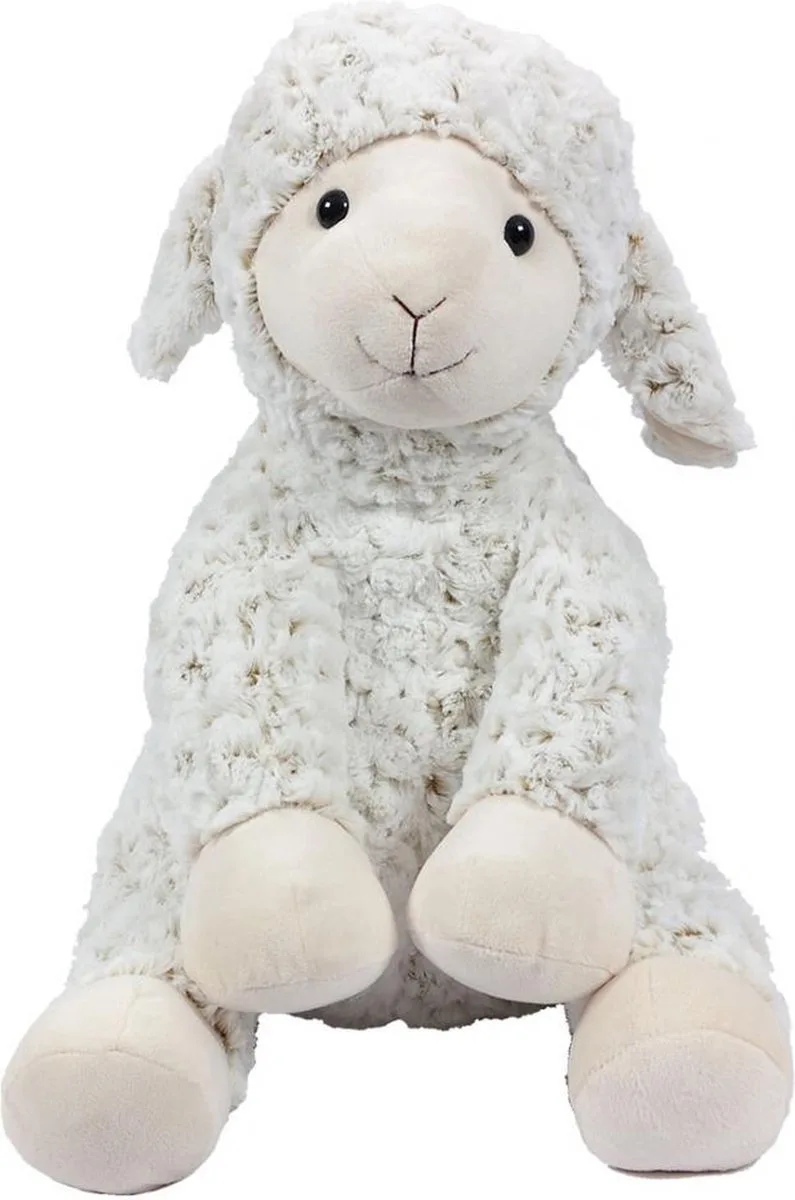 Pia Toys Knuffeldier Schaap/lammetje - zachte pluche stof - premium kwaliteit knuffels - 50 cm - Schapen - zittend by Pia Soft Toys in White – product photo