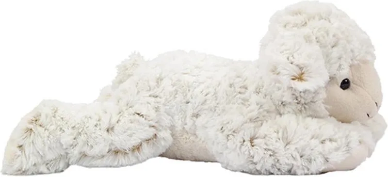 Pia Toys Knuffeldier Schaap/lammetje - zachte pluche stof - premium kwaliteit knuffels - 37 cm - Schapen - liggend by Pia Soft Toys in White – product photo