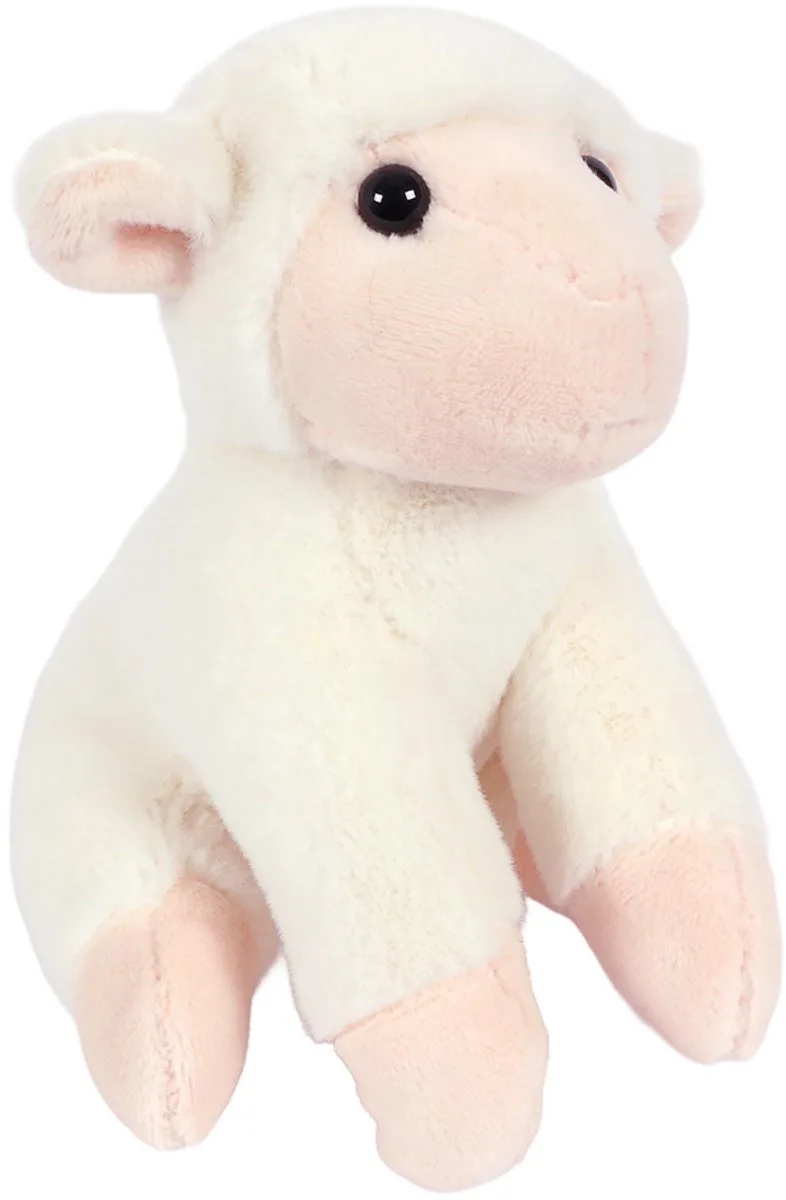 Pia Toys Knuffeldier Schaap/lammetje - zachte pluche stof - premium kwaliteit knuffels - 12 cm - Schapen by Pia Soft Toys in White – product photo
