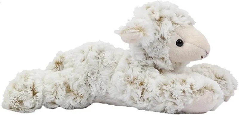 Pia Toys Knuffeldier Schaap/lammetje - zachte pluche stof - premium kwaliteit knuffels - 27 cm - Schapen - liggend by Pia Soft Toys in White – product photo