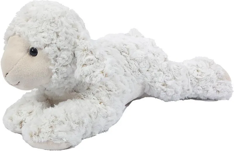 Pia Toys Knuffeldier Schaap/lammetje - zachte pluche stof - premium kwaliteit knuffels - 49 cm - Schapen - liggend by Pia Soft Toys in White – product photo