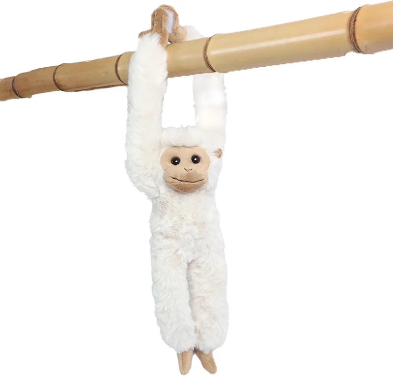 Pluche Aap - beige - 37 cm van Pia Soft Toys in Wit – productfoto