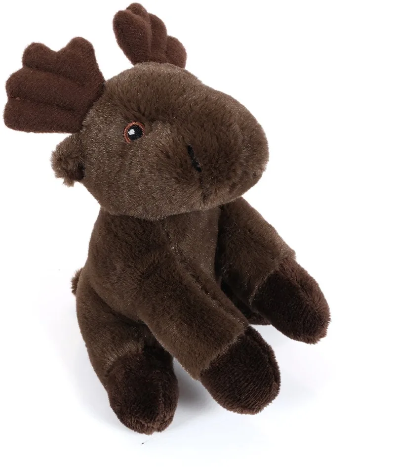 Pluche Eland Knuffel - Zittend - 12 cm by Pia Soft Toys in Brown – product photo