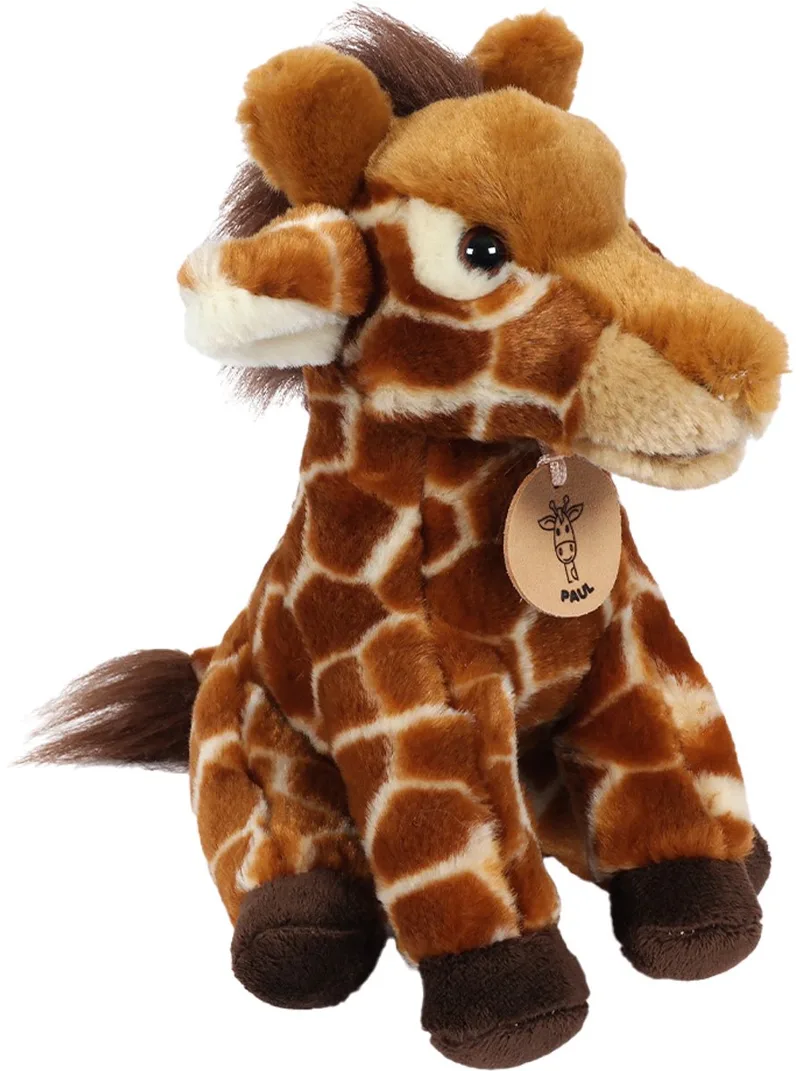 Pluche Giraf knuffel (Paul) - 23 cm van Pia Soft Toys in Bruin – productfoto