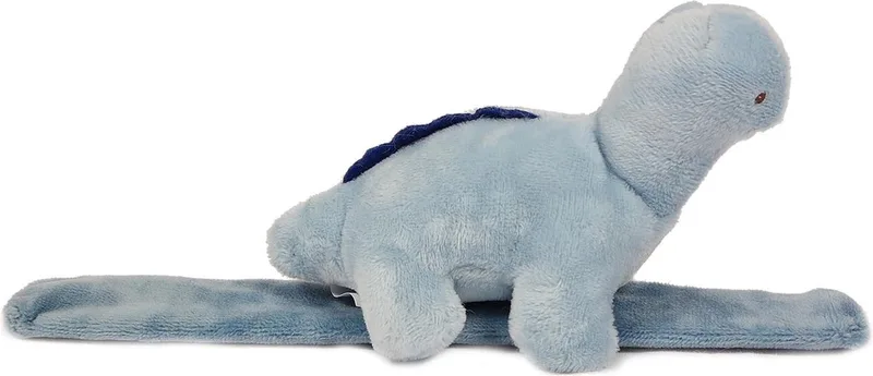 Pluche Klaparmband Dinosaurus - 21 cm by Pia Soft Toys in Blue – product photo