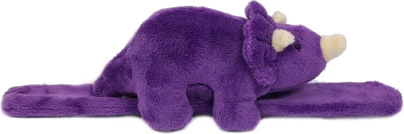 Pluche Klaparmband Dinosaurus - 21 cm från Pia Soft Toys i Lila – produktbild