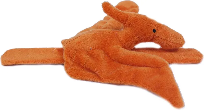 Pluche Klaparmband Dinosaurus - Pterosaurus - 21 cm by Pia Soft Toys in Orange – product photo