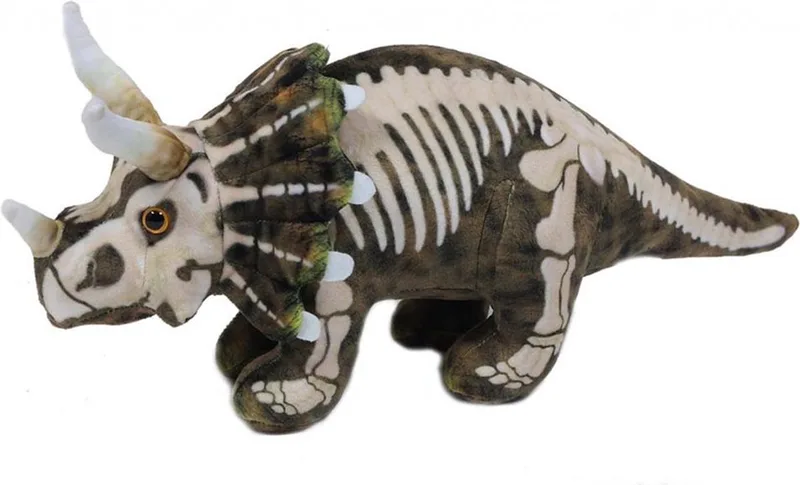 Pluche knuffeldier - 40 cm från Pia Soft Toys i Triceratops – produktbild