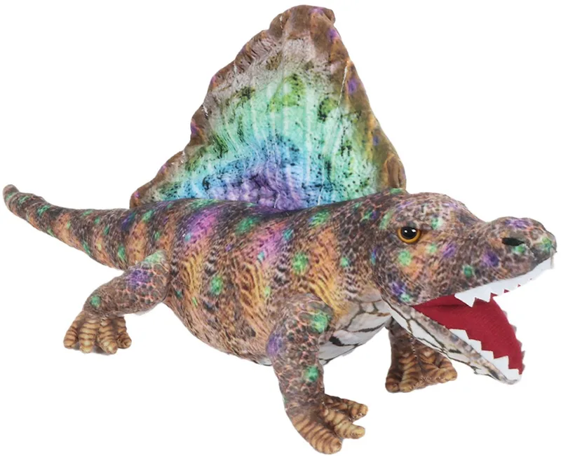 Pluche Knuffeldier - 55 cm van Pia Soft Toys in Dimetrodon – productfoto