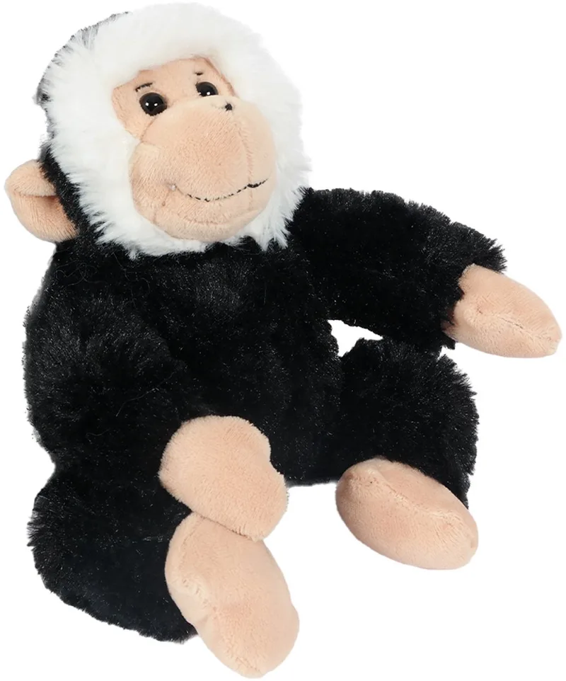 Pluche Knuffeldier Aap - 15 cm by Pia Soft Toys in Black – product photo