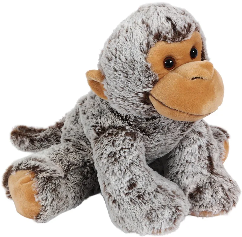 Pluche Knuffeldier Aap - 25 cm de Pia Soft Toys en Taupe – photo produit