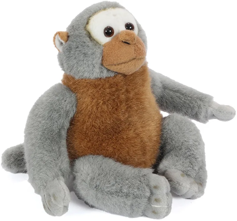 Pluche Knuffeldier Aap - bruin/grijs - 20 cm de Pia Soft Toys en Marron – photo produit