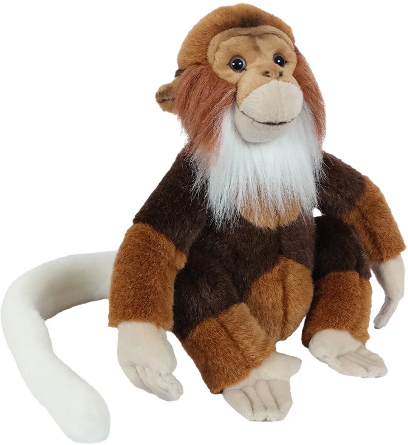 Pluche Knuffeldier Aap - zittend - 28 cm de Pia Soft Toys en Marron – photo produit