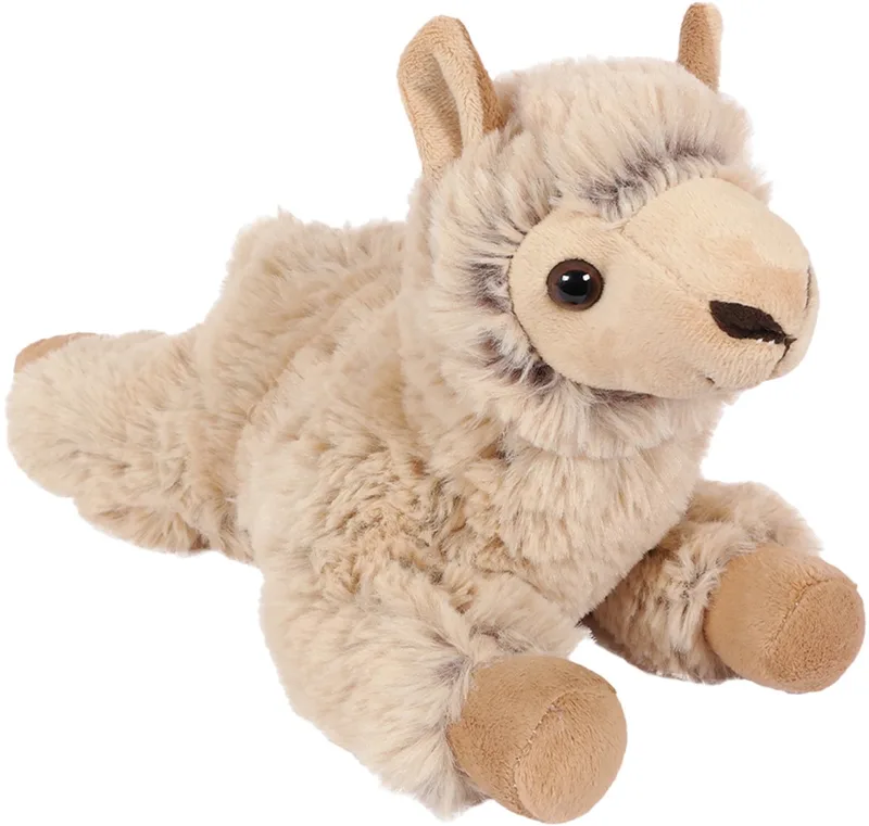 Pluche Knuffeldier Alpaca - liggend - 32 cm by Pia Soft Toys in Brown – product photo