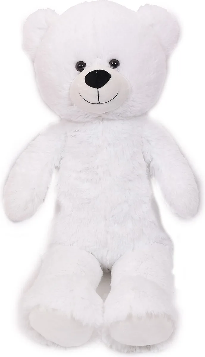 Pluche Knuffeldier Beer zittend - 50 cm by Pia Soft Toys in White – product photo