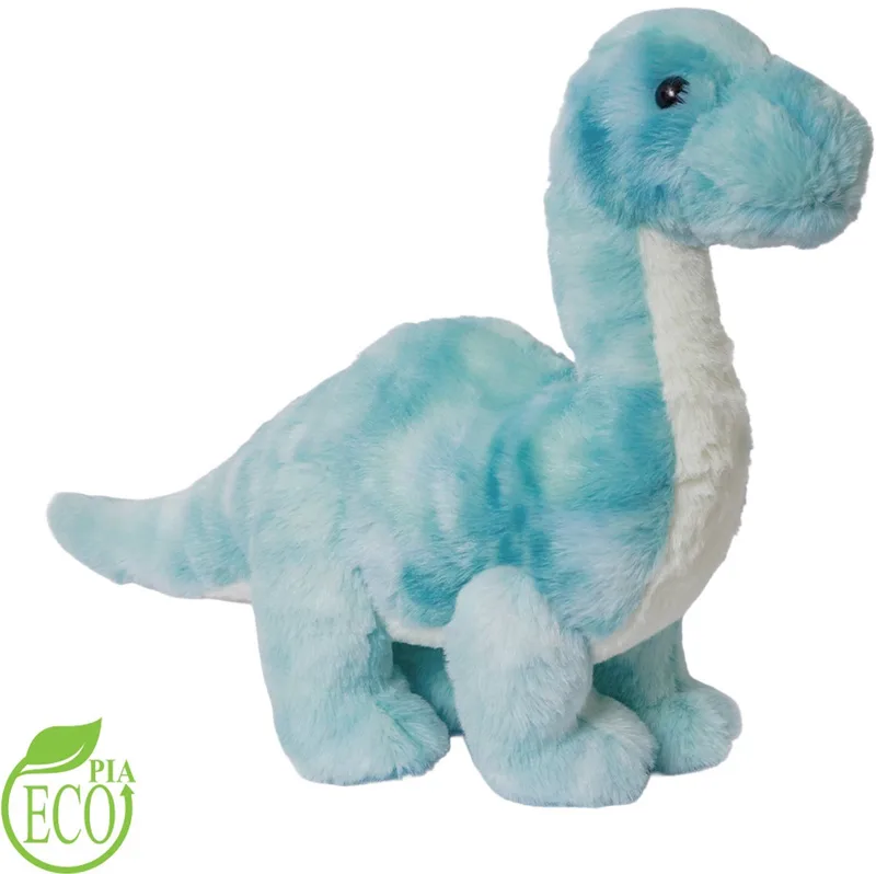 Pluche Knuffeldier - Brachiosaurus ECO 32 cm by Pia Soft Toys in Blue – product photo
