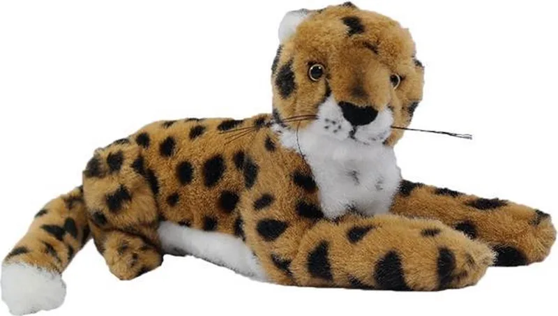 Pluche Knuffeldier Cheetah liggend - 30 cm från Pia Soft Toys i Brun – produktbild