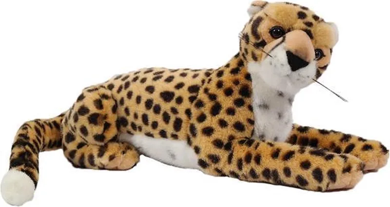 Pluche Knuffeldier Cheetah liggend - 40 cm de Pia Soft Toys en Jaune – photo produit
