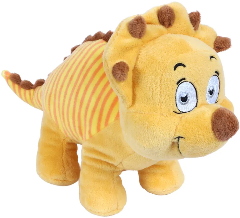Pluche Knuffeldier Dino - Triceratops - 36 cm van Pia Soft Toys in Geel – productfoto