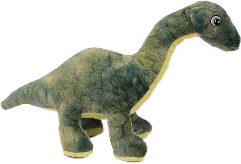 Pluche Knuffeldier Dinosaurus Brontosaurus - ECO - 20 cm: 100% Ecologisch, 100% Lief by Pia Soft Toys in Green – product photo